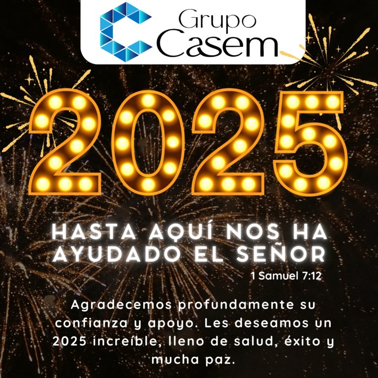 Post de Instagram cuadrado feliz año nuevo 2025 llamativo amarillo